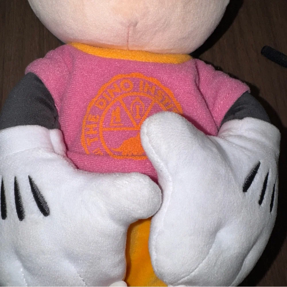 Disney Parks Animal Kingdom Dino Institute Minnie Mouse 15” Plush Stuffed Animal